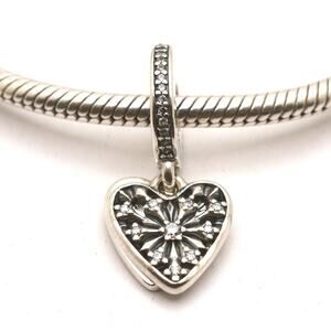 Authentic PANDORA Heart of Winter Dangle - 796372CZ